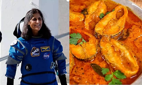 சூடான மீன் குழம்பை விண்வெளிக்கு எடுத்து சென்ற சுனிதா வில்லியம்ஸ்