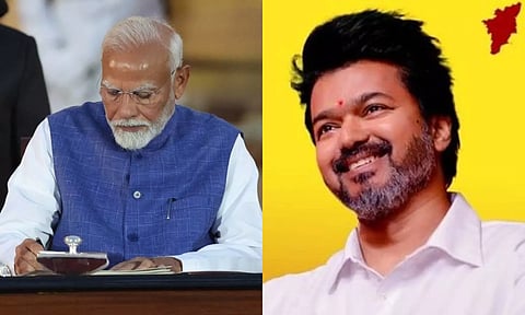 பிரதமர் நரேந்திர மோடிக்கு த.வெ.க. தலைவர் விஜய் வாழ்த்து