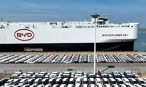 சீனாவின் மின்சார வாகனங்களுக்கு கூடுதல் வரி விதித்த ஐரோப்பிய ஒன்றியம்