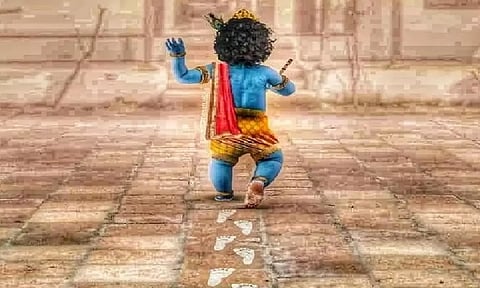 கண்ணன் திருவடிக் கோலம் இடுவது ஏன்?