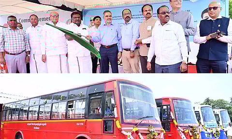டீசல் எரிபொருளுக்கு மாற்றாக LNG, CNG பேருந்துகள்- அமைச்சர் சிவசங்கர் துவக்கி வைத்தார்