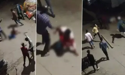 சினிமாவை மிஞ்சும் கொலை.. நடுரோட்டில் மக்கள் மத்தியில் நடந்த கொடூரம் - அதிரவைக்கும் வீடியோ