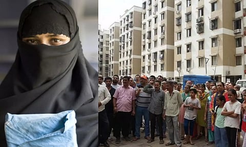 முஸ்லீம் பெண்ணுக்கு எதிராக போராட்டம் நடத்தும் 461 குடும்பங்கள்.. பின்னணி என்ன?