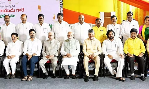 ஆந்திரா அமைச்சரவையின் இலாகா அறிவிப்பு- முதல்வர் மகனுக்கு ஐ.டி துறை