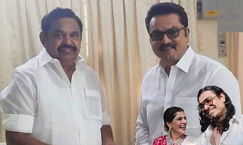 'வரலட்சுமி திருமணம்'- எடப்பாடி பழனிசாமியை நேரில் சந்தித்து அழைப்பிதழ் வழங்கினார் சரத்குமார்