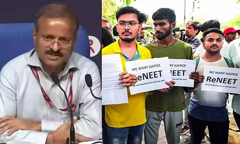 நீட் முறைகேடு விவகாரம் : NTA தலைவர் மாற்றம், நீட் முதிநிலை தேர்வு ஒத்திவைப்பு