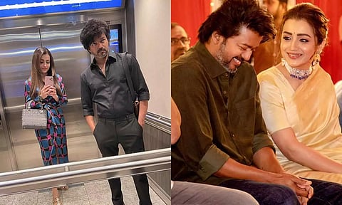 "பல மைல்கற்களை அடைய வாழ்த்துகிறேன்"- விஜய்க்கு திரிஷா வாழ்த்து