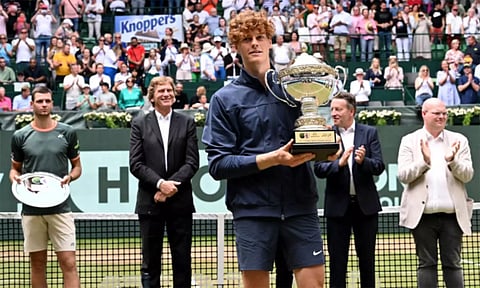 ஹாலே ஓபன் டென்னிஸ்: சாம்பியன் பட்டம் வென்றார் சின்னர்