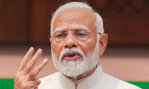 அரசியல் சாசனத்தின் அன்பை வெளிப்படுத்த உரிமை இல்லை-காங்கிரஸ் மீது பிரதமர் மோடி கடும் தாக்கு