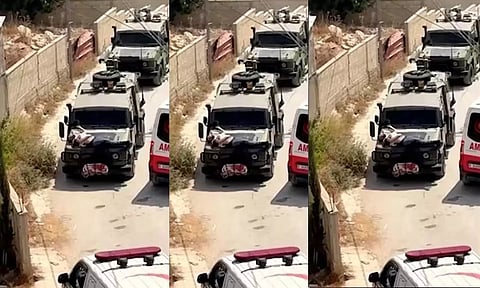 இஸ்ரேல் ராணுவ ஜீப்பின் முன்புறம் கட்டிவைக்கப்பட்ட பாலஸ்தீனியர் - அமெரிக்கா கண்டனம்