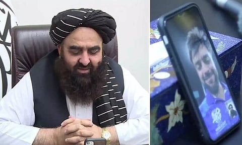 ஆப்கானிஸ்தான் கேப்டன் ரஷித் கானை வீடியோ காலில் பாராட்டிய தலிபான் அமைச்சர்