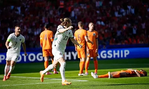 யூரோ கோப்பை கால்பந்து: குரூப் டி-ல் முதலிடத்தை பிடித்து அசத்திய ஆஸ்திரியா