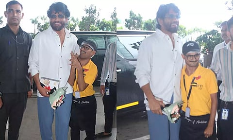 தனது பாதுகாவலரால் தள்ளிவிடப்பட்ட மாற்றுத்திறனாளி ரசிகரை நேரில் சந்தித்தார் நாகர்ஜுனா