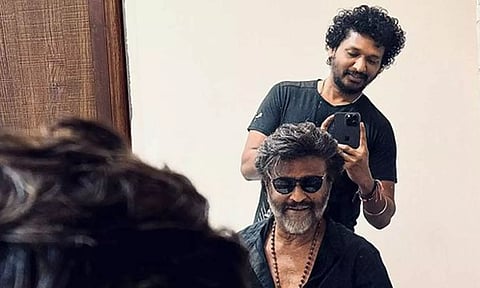 லோகேஷ் கனகராஜ் இயக்கும் 'கூலி' படத்திற்கான லுக் டெஸ்டில் ரஜினிகாந்த்