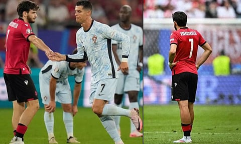 ரோல் மாடல் ரொனால்டோவை சம்பவம் செய்த ஜார்ஜிய வீரர்