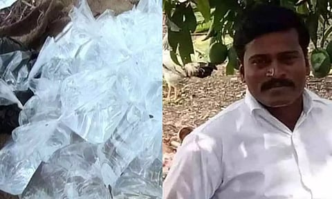 போலீஸ் நிலையத்துக்கு விசாரணைக்கு அழைத்து வரப்பட்ட கள்ளச்சாராய வியாபாரி தப்பியோட்டம்