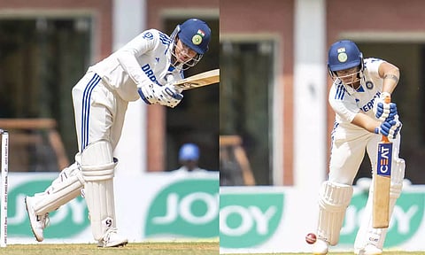 அரை சதம் விளாசிய மந்தனா- ஷபாலி: முதல் நாள் உணவு இடைவேளை வரை இந்தியா 130 ரன்கள் குவிப்பு