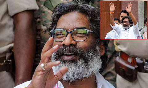 சதித்திட்டம் காரணமாக 5 மாதம் சிறையில் இருக்க வேண்டிய கட்டாயம் ஏற்பட்டது: ஹேமந்த் சோரன்