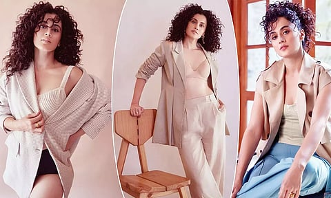 கவர்ச்சி புகைப்படங்களை வெளியிட்டு ரசிகர்களை உற்சாகப்படுத்தும் டாப்சி