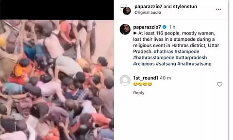 வைரலாகும் ஹத்ராஸ் கூட்ட நெரிசல் வீடியோ: உண்மை தானா?