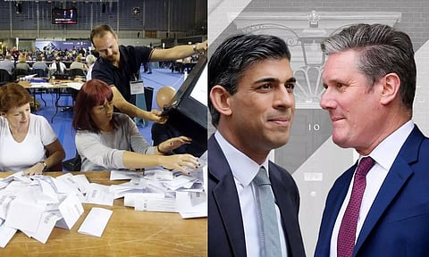 பிரிட்டன்: தேர்தல் வாக்கு எண்ணிக்கை தொடக்கம் .. அதலபாதாளத்தில் ரிஷி சுனக் கட்சி.. EXIT POLL சொல்வது என்ன?