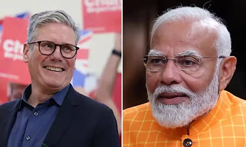 பிரிட்டன் பிரதமருக்கு போனில் வாழ்த்து கூறிய பிரதமர் மோடி