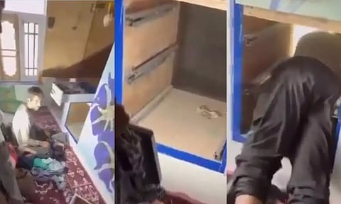 காஷ்மீர்: குட்டி Cupboard-இல் பதுங்கி இருந்த பயங்கரவாதிகள் - அதிரவைக்கும் வீடியோ