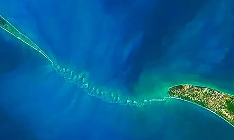 கடலுக்கு அடியில் ராமர் பாலத்தின் வரைபடம்- இஸ்ரோ விஞ்ஞானிகள் உருவாக்கம்