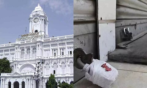 சென்னை தி.நகரில் வாடகை செலுத்தாத 43 கடைகளுக்கு சீல் வைப்பு