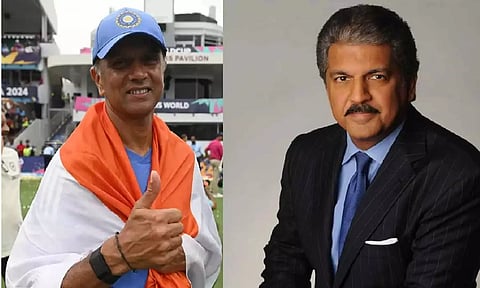 'ரூ.5 கோடி வேண்டாம் ரூ.2.5 கோடி போதும்' - டிராவிட்டை புகழ்ந்த ஆனந்த் மஹிந்திரா