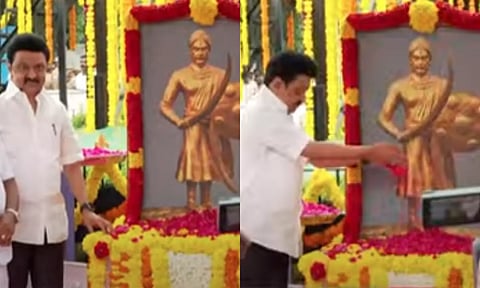 சுதந்திர போராட்ட வீரர் மாவீரன் அழகுமுத்துக்கோன் பிறந்தநாள்- முதலமைச்சர் மரியாதை