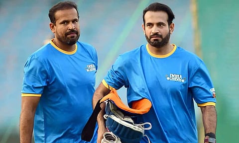 மைதானத்தில் முட்டிக் கொண்ட பதான் பிரதர்ஸ்- வைரல் வீடியோ