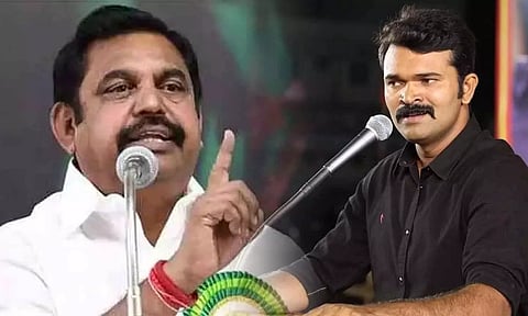 'இம்' என்றால் சிறைவாசம் 'உம்' என்றால் வனவாசம்...- சாட்டை துரைமுருகன் கைது குறித்து இபிஎஸ் கண்டனம்