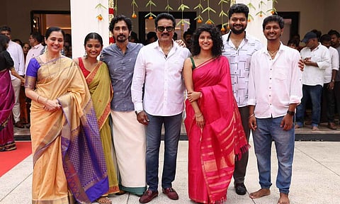 சாந்தி டாக்கீஸ் தயாரிப்பில் சித்தார்த்- புதிய படத்தின் பூஜை