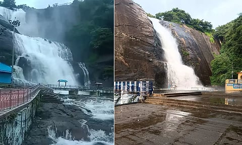 3-வது நாளாக குற்றாலம் அருவிகளில் தொடரும் வெள்ளப்பெருக்கு