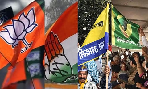 தனித்துப் போட்டியிடும் காங்கிரஸ் - ஆம் ஆத்மி.. அரியானா தேர்தலில் உருவாகும் 4 முனைப் போட்டி