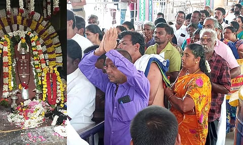 குச்சனூர் சனீஸ்வர பகவான் கோவிலில் திரளான பக்தர்கள் வழிபாடு