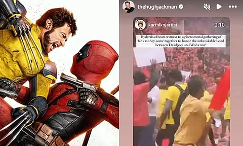 டெட்பூல் & வோல்வரின் படத்தை கொண்டாடும் ஐதராபாத் ரசிகர்கள் - வீடியோ பகிர்ந்த ஹக் ஜேக்மேன்