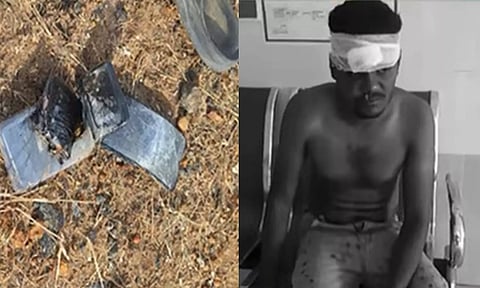 இருசக்கர வாகனத்தில் சென்றுக் கொண்டிருந்தபோது செல்போன் வெடித்து இளைஞர் பலி