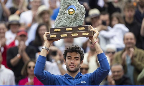 ஸ்விஸ் ஓபன் டென்னிஸ்: சாம்பியன் பட்டம் வென்றார் பெரேட்டேனி