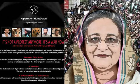 HACKED: 'இனிமேல் இது போர்'.. பிரதமர் அலுவலகம்- காவல்துறை இணையதளங்களை முடக்கிய போராட்டக்காரர்கள்