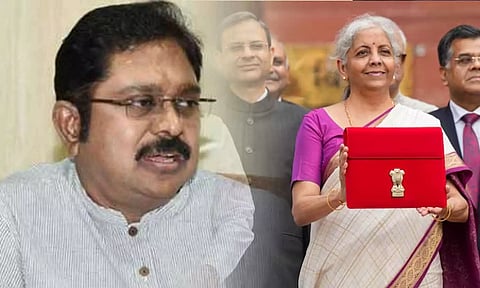 தமிழகத்திற்கு சிறப்புத் திட்டங்கள் எதுவும் அறிவிக்காதது ஏமாற்றம் அளிக்கிறது- டிடிவி தினகரன்