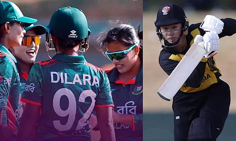 114 ரன்கள் வித்தியாசத்தில் வங்காளதேசம் வெற்றி- வெளியேறிய மலேசியா