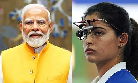 இது ஒரு வரலாற்று பதக்கம்- மானு பாகெருக்கு பிரதமர் மோடி வாழ்த்து