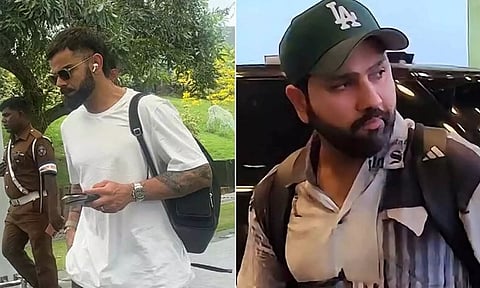 ஒருநாள் தொடரில் பங்கேற்பதற்காக இலங்கை சென்றடைந்த ரோகித்- கோலி