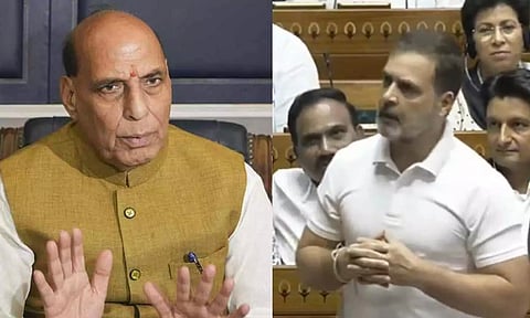 ராஜ்நாத் சிங்- ராகுல் காந்தி