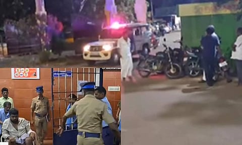 பாஜக பிரமுகர் கொலை: குற்றவாளி மீது துப்பாக்கி சூடு