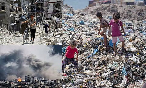 காசாவில் குழந்தைகள் போலியோவால் பாதிக்கப்படும் அபாயம்