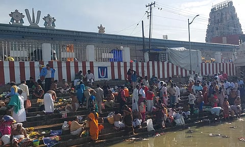 திருவள்ளூர் வீரராகவர் கோவிலில் ஆடி அமாவாசை வழிபாடு