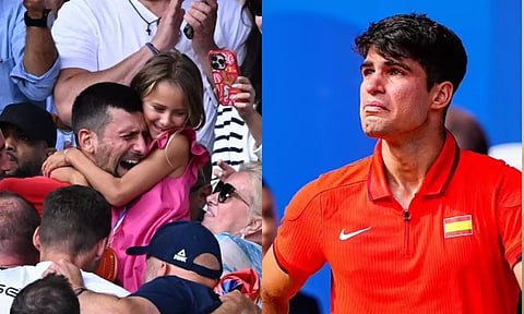 வெற்றியும் தோல்வியும் பார்க்க இப்படித் தான் இருக்கும்.. ஒலிம்பிக்ஸ் டென்னிசில் நெகிழ்ச்சி - வீடியோ